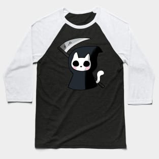 Grim reaper cat Baseball T-Shirt